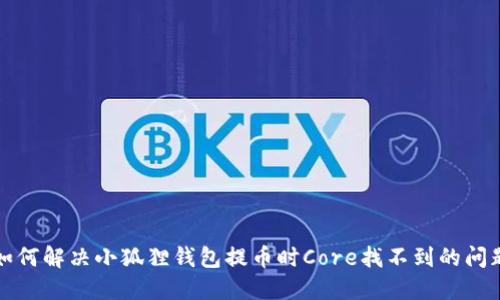 如何解决小狐狸钱包提币时Core找不到的问题